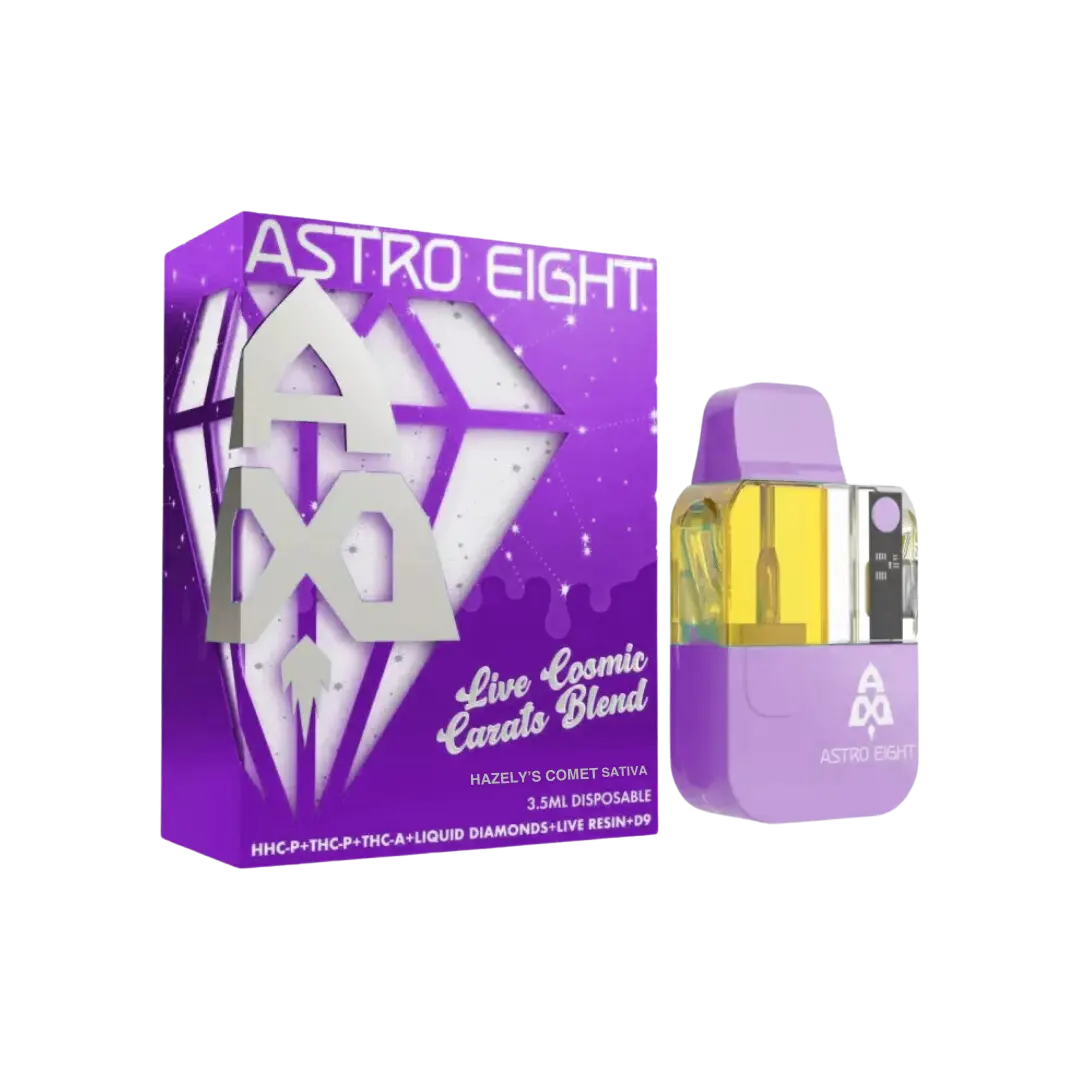 ASTRO EIGHT 3.5GM THC-A CARATS BLEND DIAMONDS LIVE RESIN DISPOSABLE ASTRO EIGHT