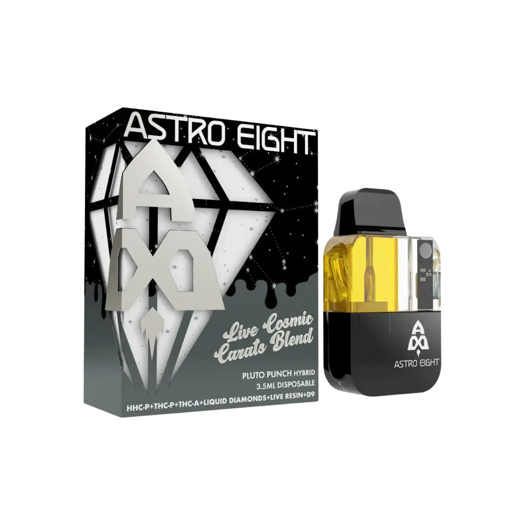 ASTRO EIGHT 3.5GM THC-A CARATS BLEND DIAMONDS LIVE RESIN DISPOSABLE ASTRO EIGHT
