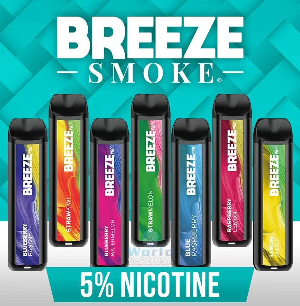 BREEZE PRO EDITION 5% DISPOSABLE 6ML 2000 PUFFS BREEZE