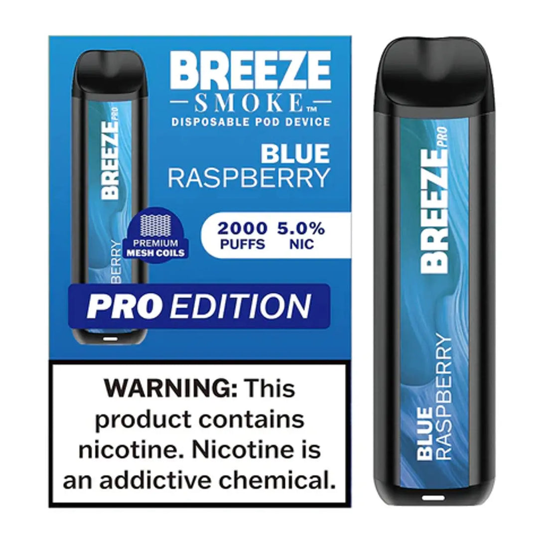 BREEZE PRO EDITION 5% DISPOSABLE 6ML 2000 PUFFS BREEZE