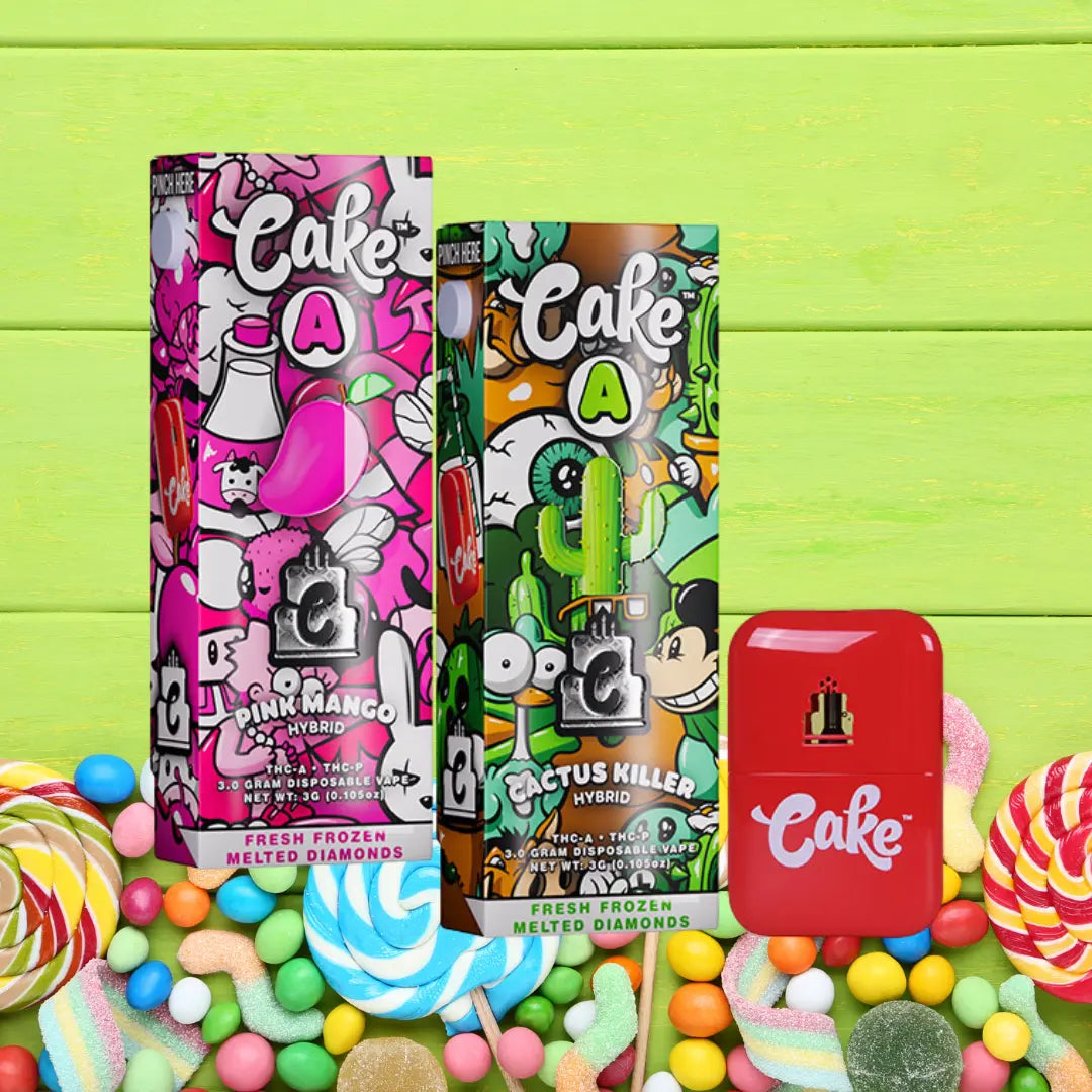 CAKE A PEBBLE 3GM THCA + THCP DISPOSABLE CAKE
