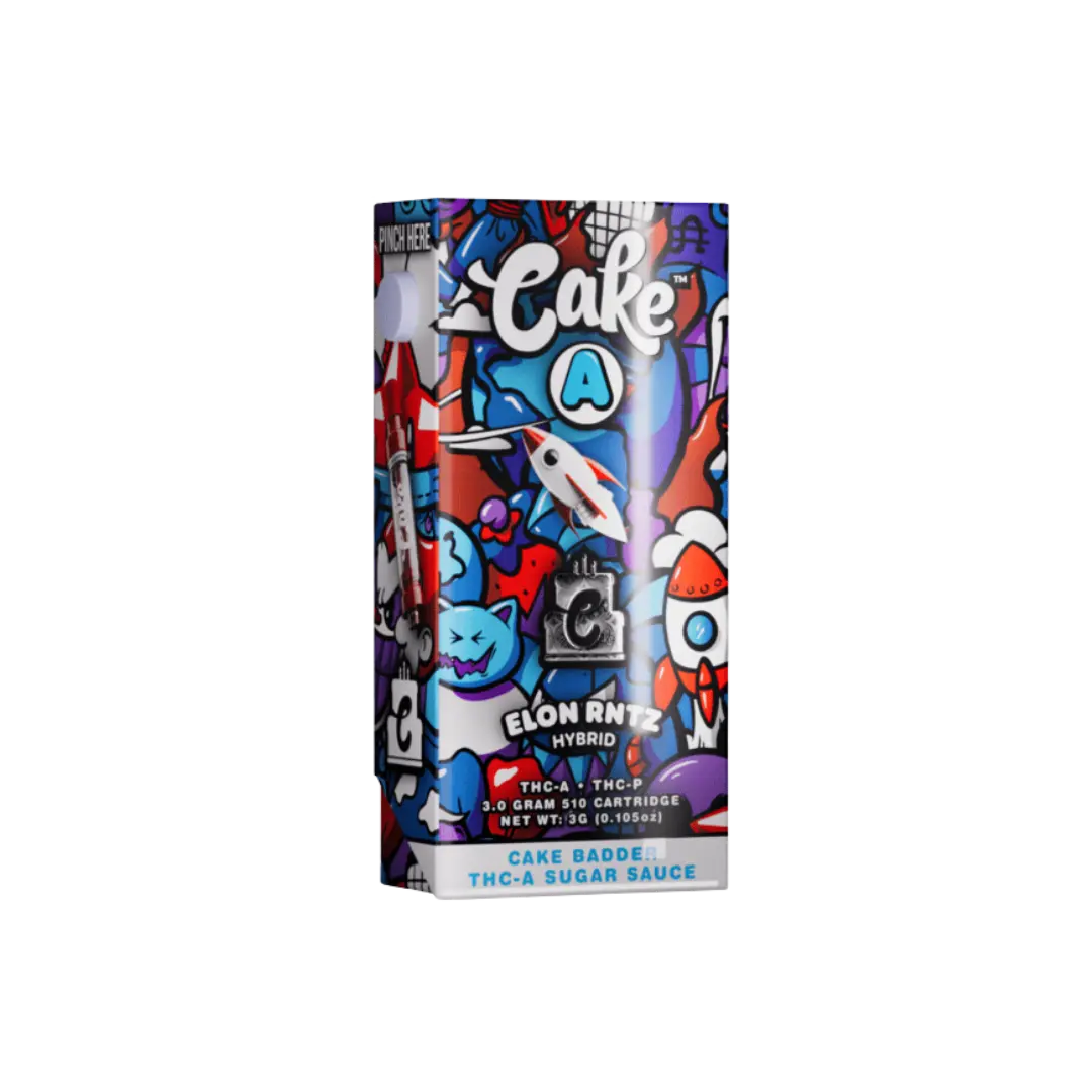 CAKE A SUGAR SAUCE BLEND 3GM THCA + THCP CAKE BADDER CART CAKE