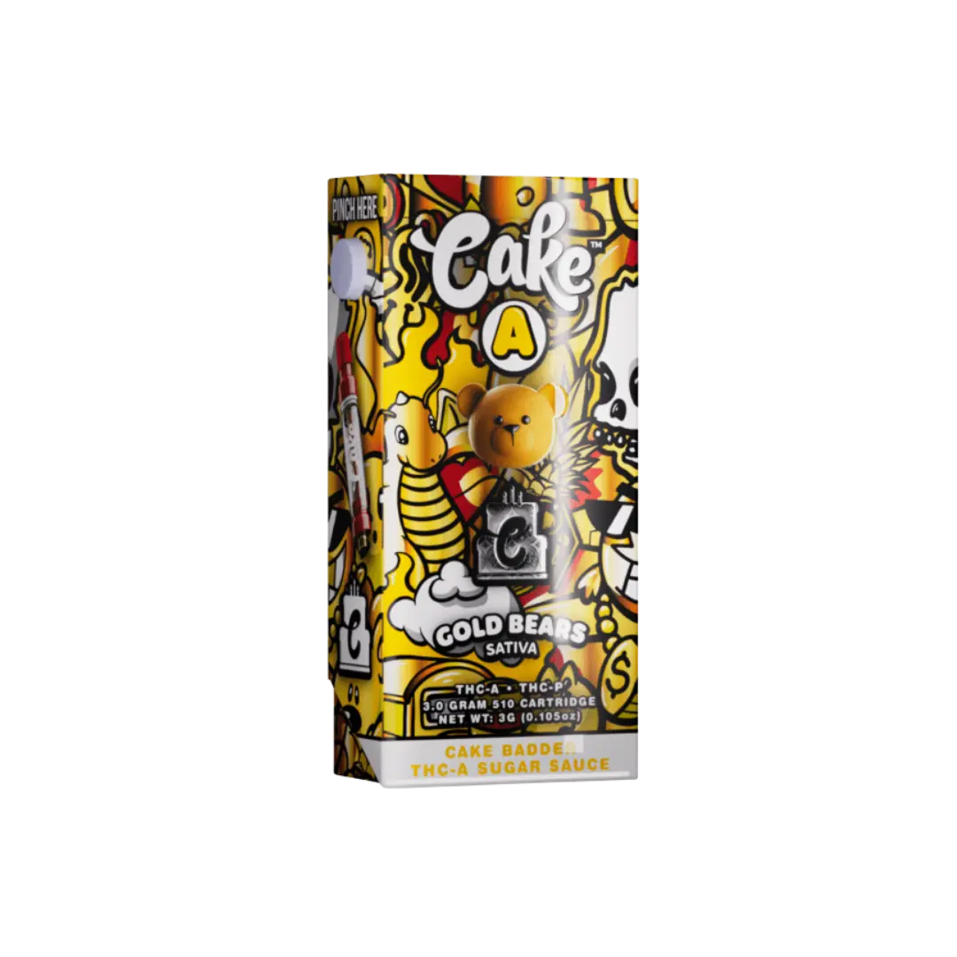 CAKE A SUGAR SAUCE BLEND 3GM THCA + THCP CAKE BADDER CART CAKE