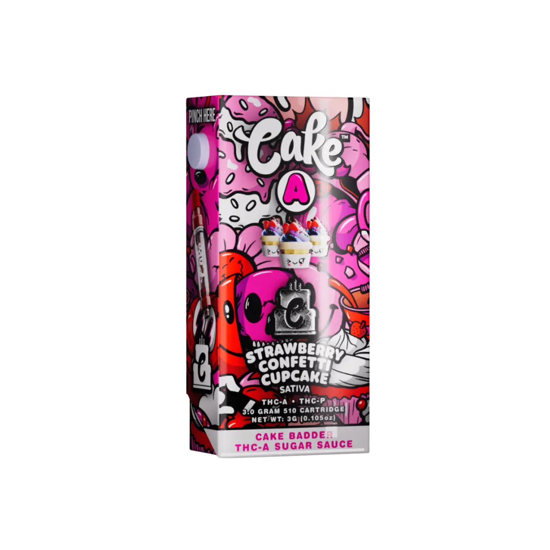 CAKE A SUGAR SAUCE BLEND 3GM THCA + THCP CAKE BADDER CART CAKE