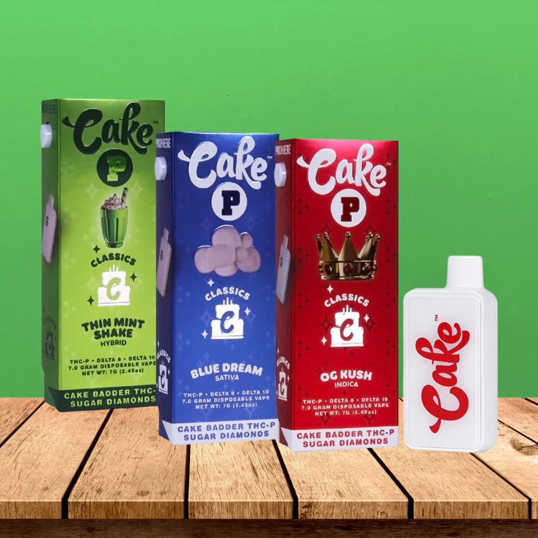CAKE BADDER 7GM THC-P SUGAR DIAMONDS DISPOSABLE CAKE