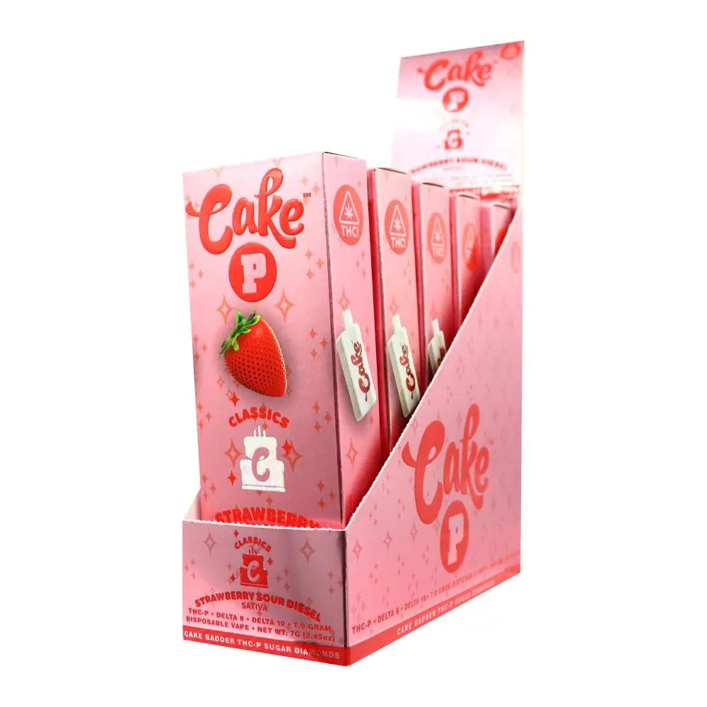 CAKE BADDER 7GM THC-P SUGAR DIAMONDS DISPOSABLE CAKE