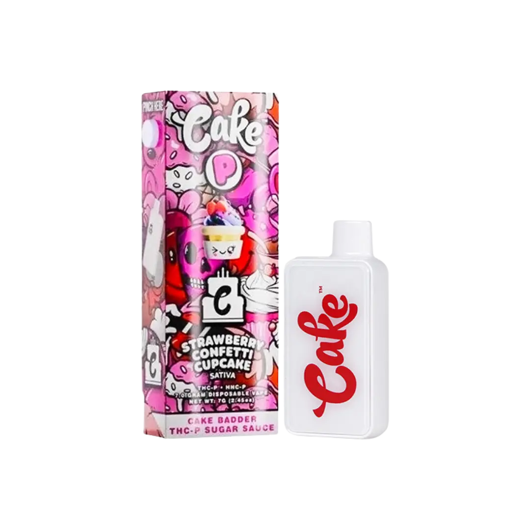 CAKE BADDER 7GM THC-P SUGAR SAUCE DISPOSABLE CAKE