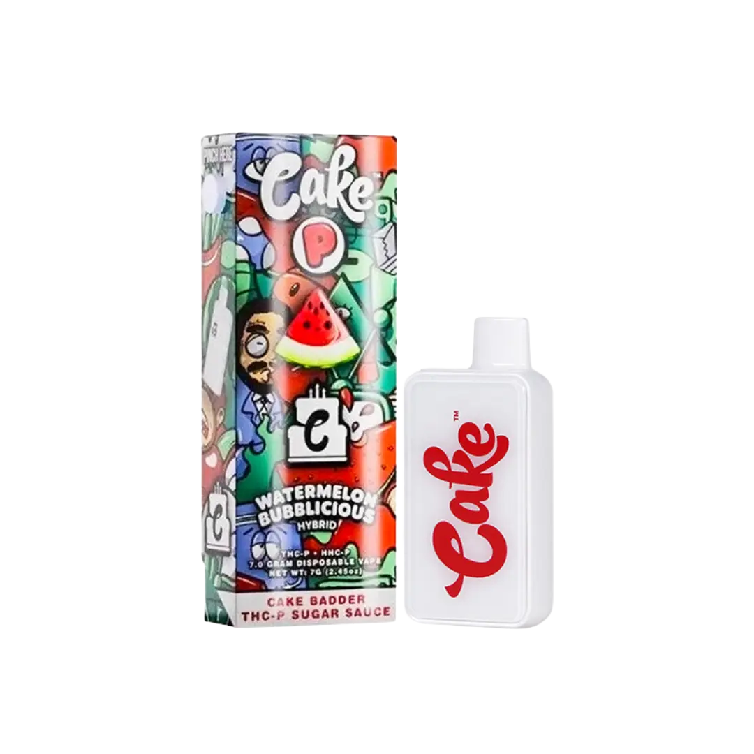 CAKE BADDER 7GM THC-P SUGAR SAUCE DISPOSABLE CAKE