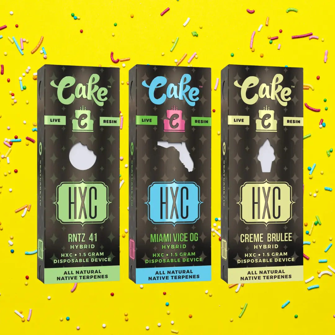 CAKE HXC LIVE RESIN 1.5GM DISPOSABLE CAKE