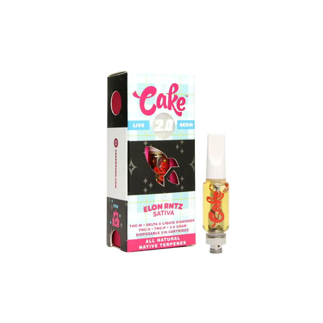 CAKE TKO LIVE RESIN 2GM THCA + THCP CART CAKE