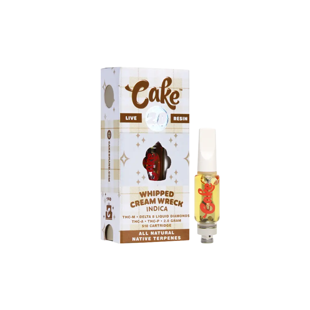 CAKE TKO LIVE RESIN 2GM THCA + THCP CART CAKE