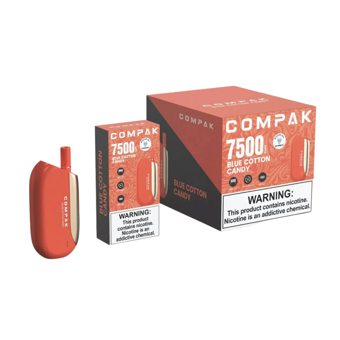 COMPAK BY SNOWWOLF DISPO 7500 PUFFS COMPAK BY SNOWWOLF