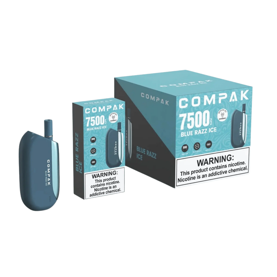COMPAK BY SNOWWOLF DISPO 7500 PUFFS COMPAK BY SNOWWOLF