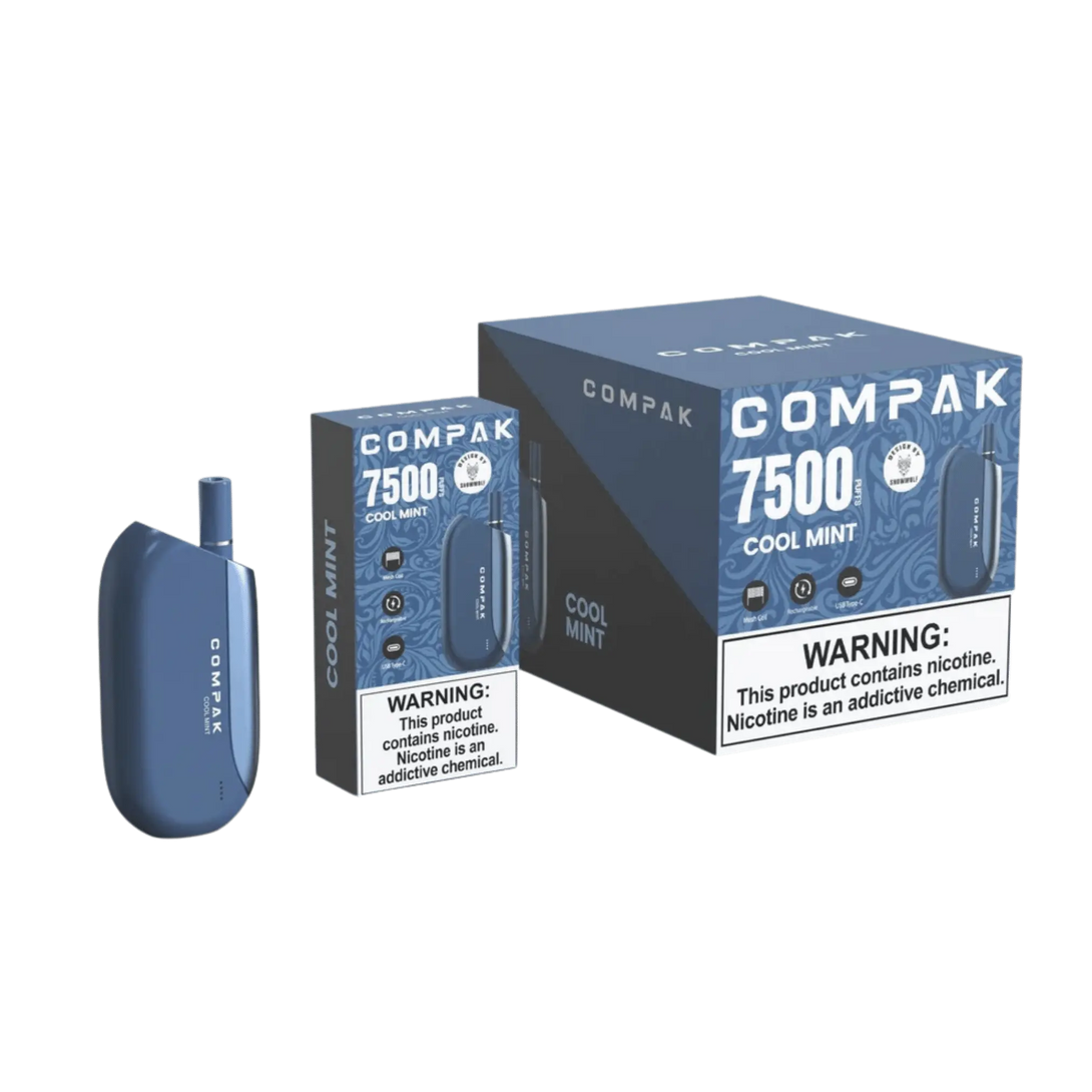 COMPAK BY SNOWWOLF DISPO 7500 PUFFS COMPAK BY SNOWWOLF