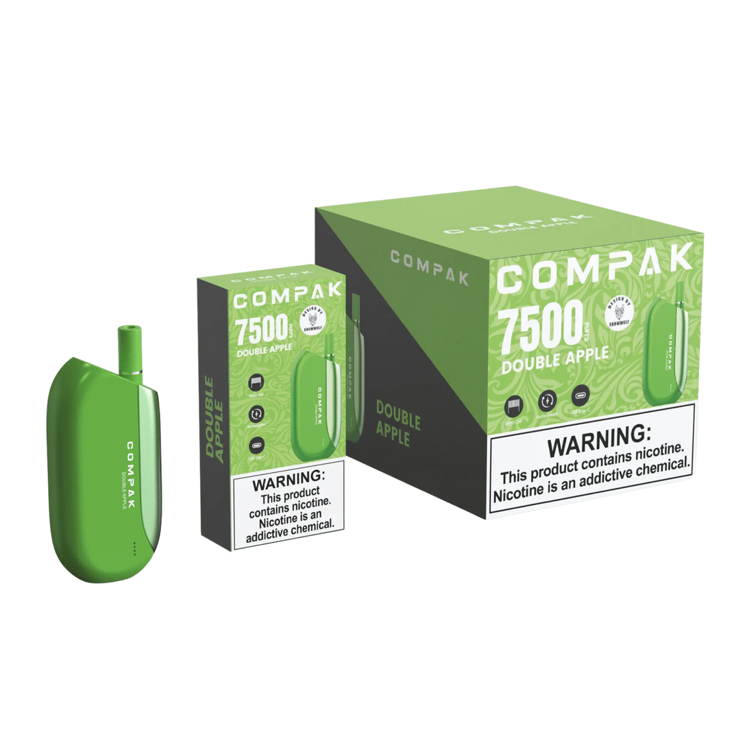 COMPAK BY SNOWWOLF DISPO 7500 PUFFS COMPAK BY SNOWWOLF