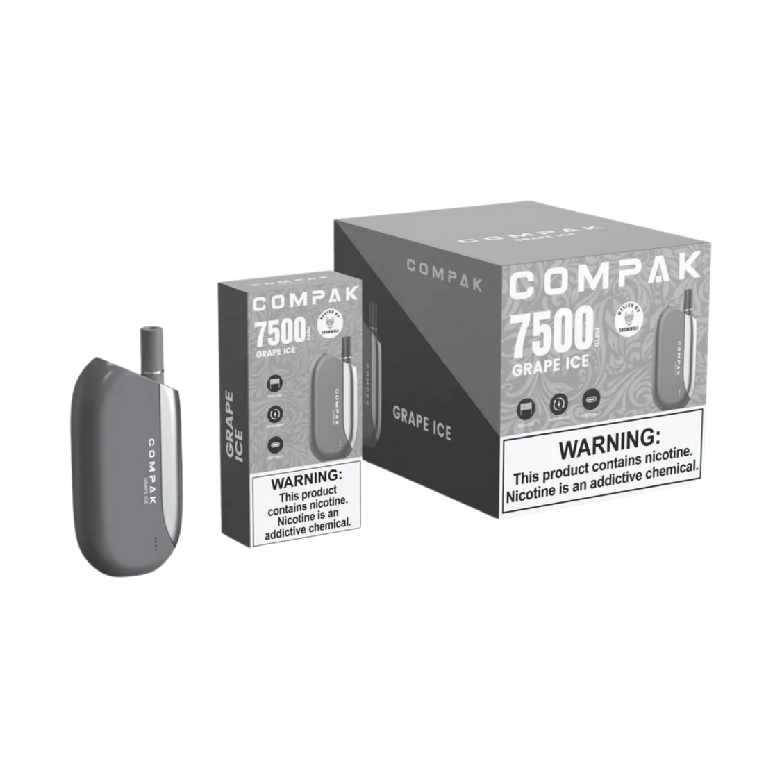 COMPAK BY SNOWWOLF DISPO 7500 PUFFS COMPAK BY SNOWWOLF