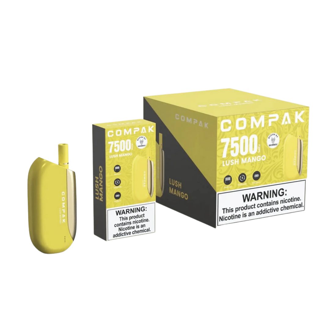 COMPAK BY SNOWWOLF DISPO 7500 PUFFS COMPAK BY SNOWWOLF