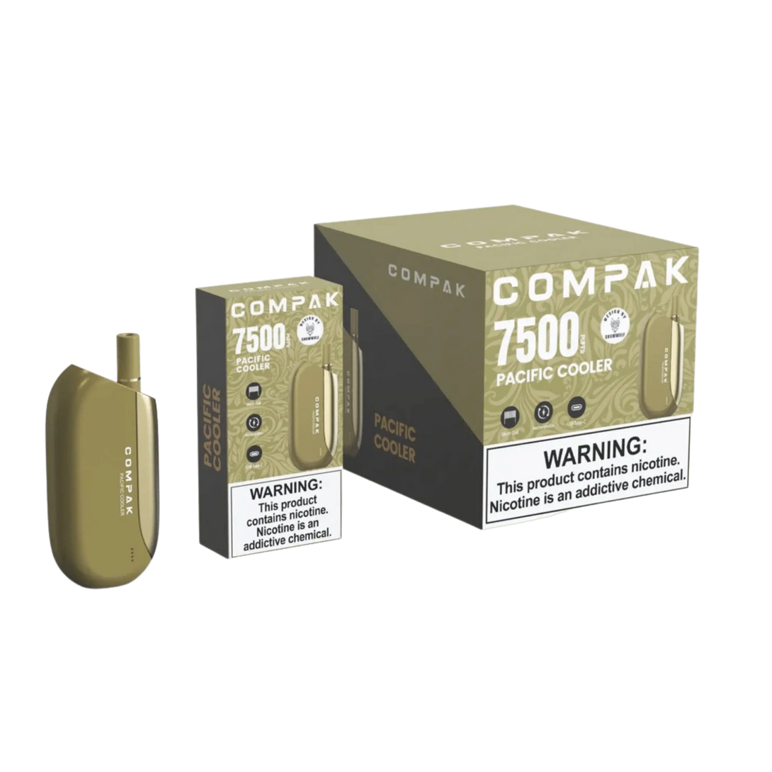 COMPAK BY SNOWWOLF DISPO 7500 PUFFS COMPAK BY SNOWWOLF