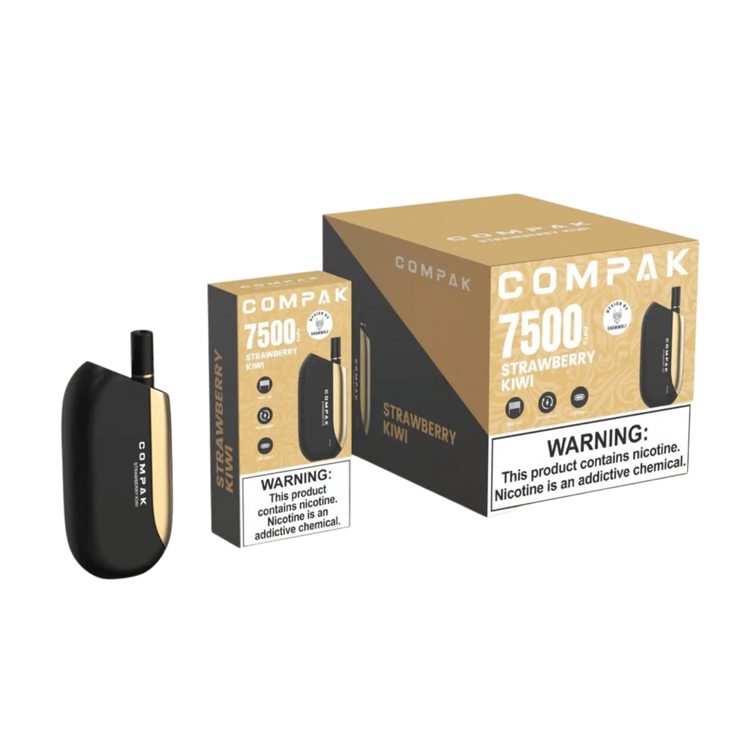 COMPAK BY SNOWWOLF DISPO 7500 PUFFS COMPAK BY SNOWWOLF