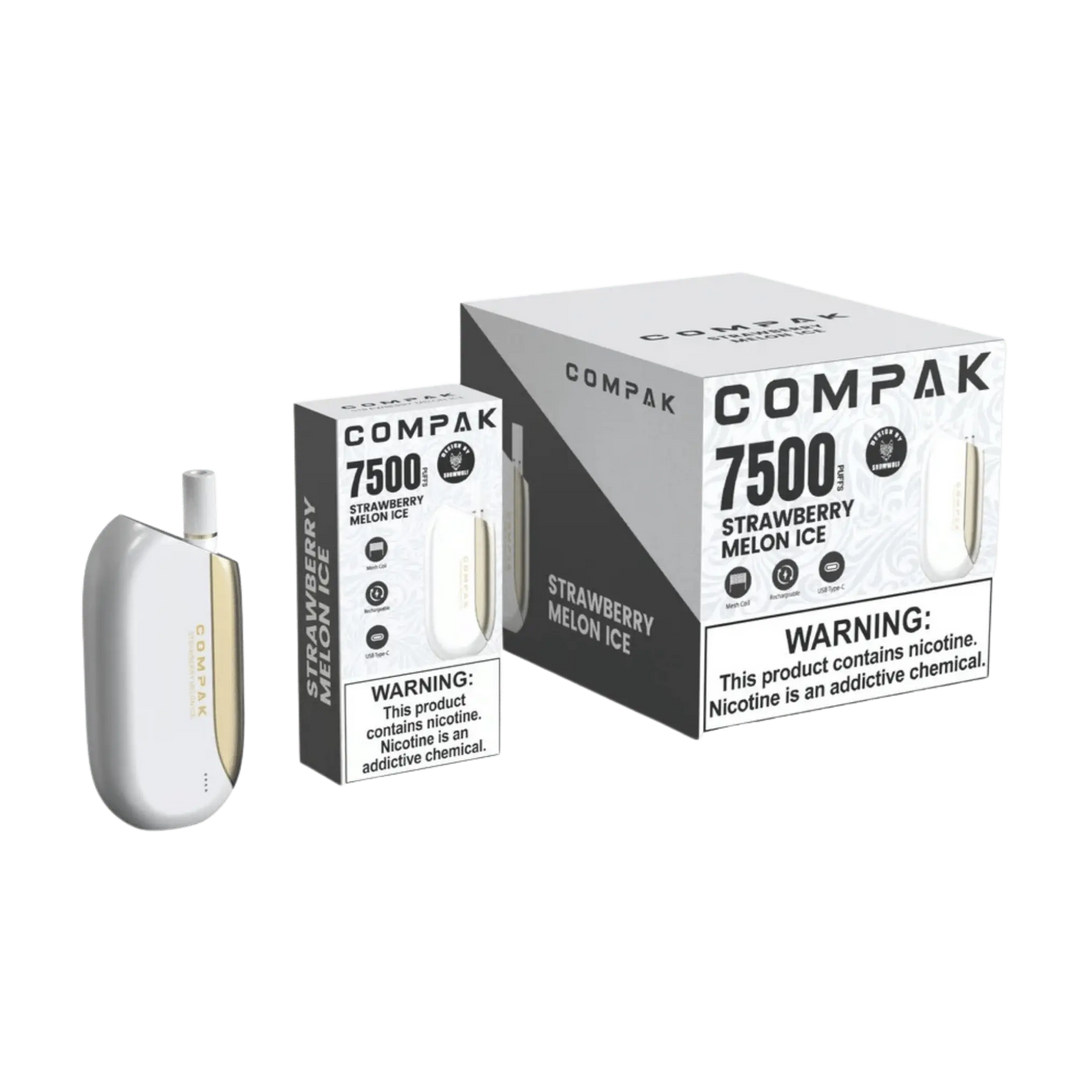 COMPAK BY SNOWWOLF DISPO 7500 PUFFS COMPAK BY SNOWWOLF