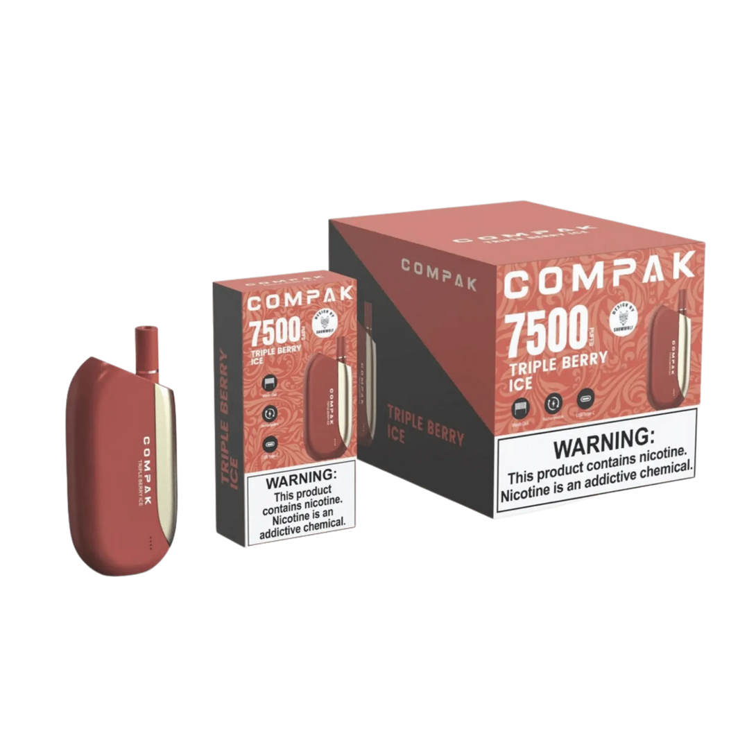 COMPAK BY SNOWWOLF DISPO 7500 PUFFS COMPAK BY SNOWWOLF