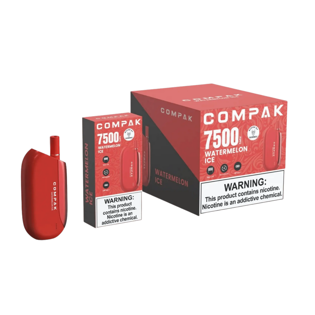 COMPAK BY SNOWWOLF DISPO 7500 PUFFS COMPAK BY SNOWWOLF