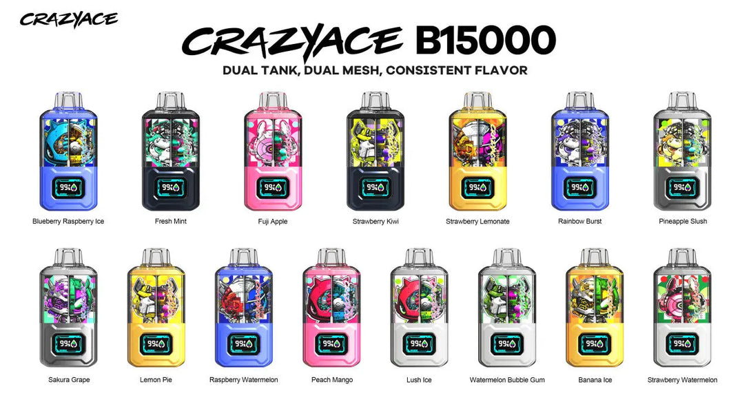 CRAZYACE DISPOSABLES B15000 PUFFS CRAZYACE