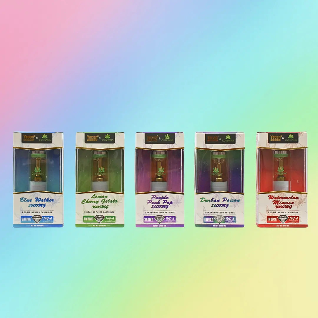 CUREVANA X YOCAN GOLD 3GM THC-A CART YOCAN GOLD