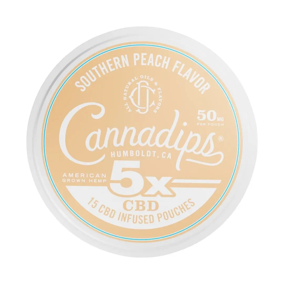 Cannadips 5X CBD Pouches,15PK, 750mg Cannadips
