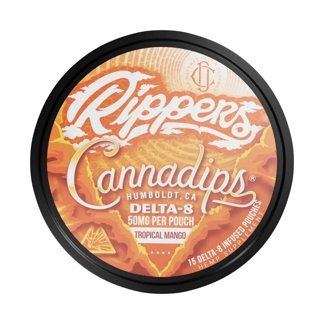 Cannadips Rippers D8 Infused Pouches, 15CT, 750 mg Cannadips