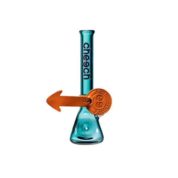 Cheech Mini Beaker Bong Hand Pipe, 4in Cheech