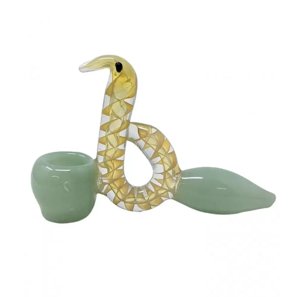 Colored Tube Bird Hand Pipe, 4in Charming Vape