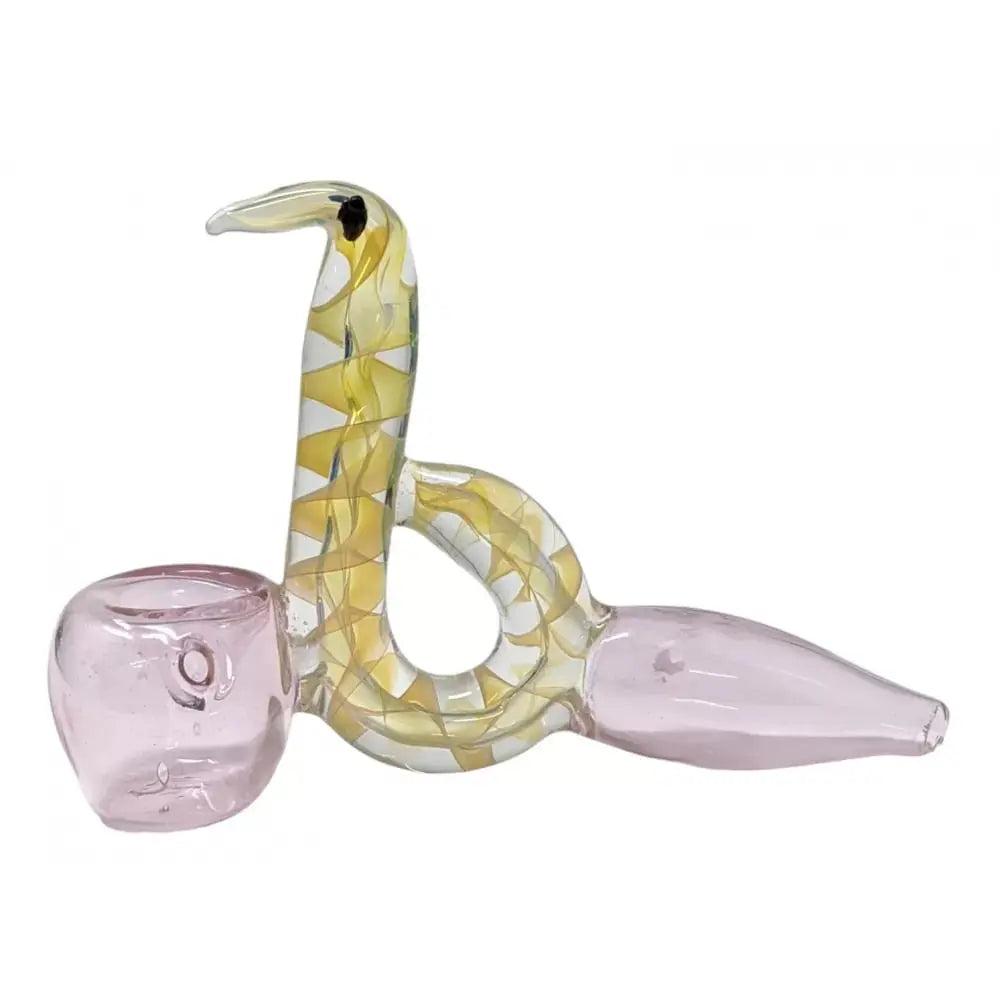 Colored Tube Bird Hand Pipe, 4in Charming Vape