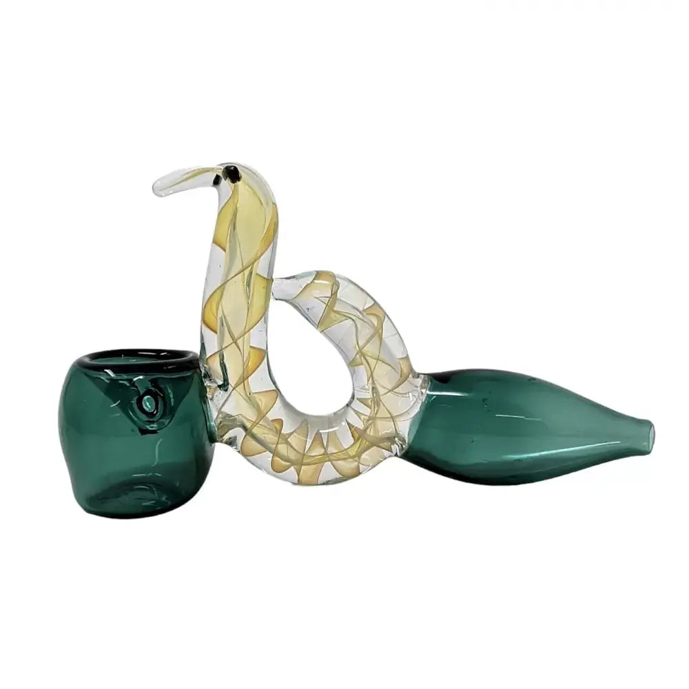 Colored Tube Bird Hand Pipe, 4in Charming Vape