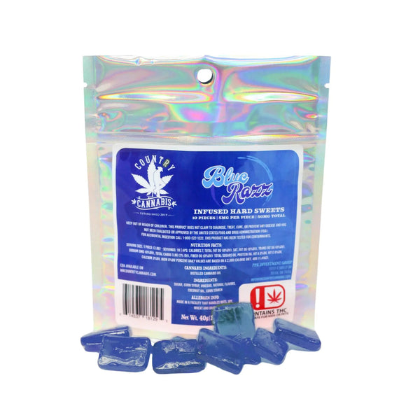 Country Cannabis D9 Hard Candy, 50 mg Country Cannabis