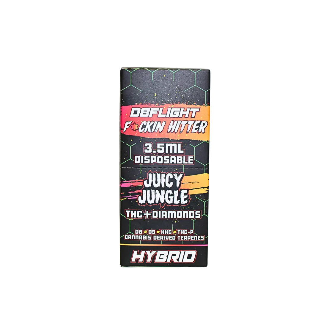 D8FLIGHT FCKIN HITTER 3.5GM THC-A LIQUID DIAMOND DISPOSABLE D8 FLIGHTS