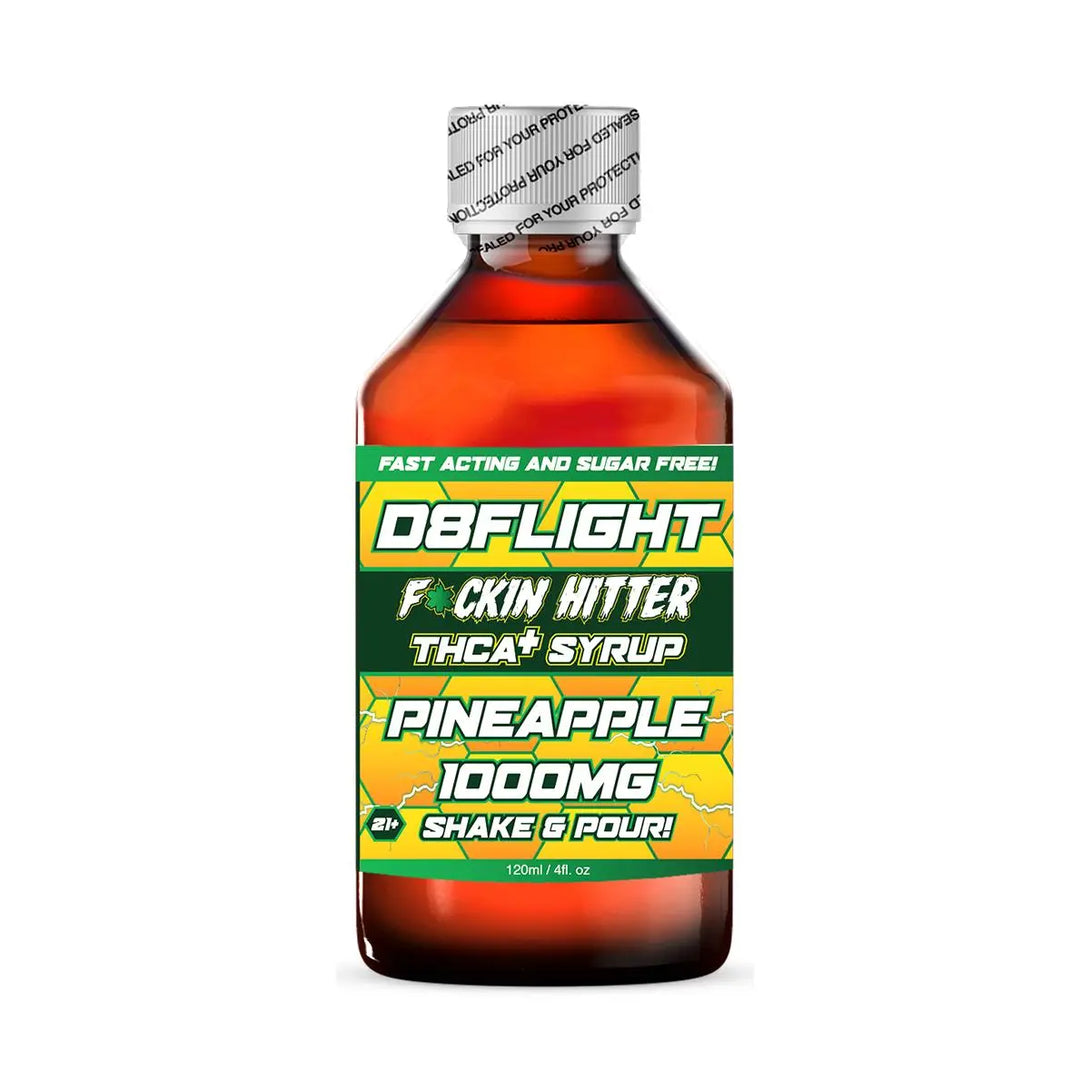 D8Flight F*ckin Hitter THCA+ Syrup, 1000 mg D8Flight