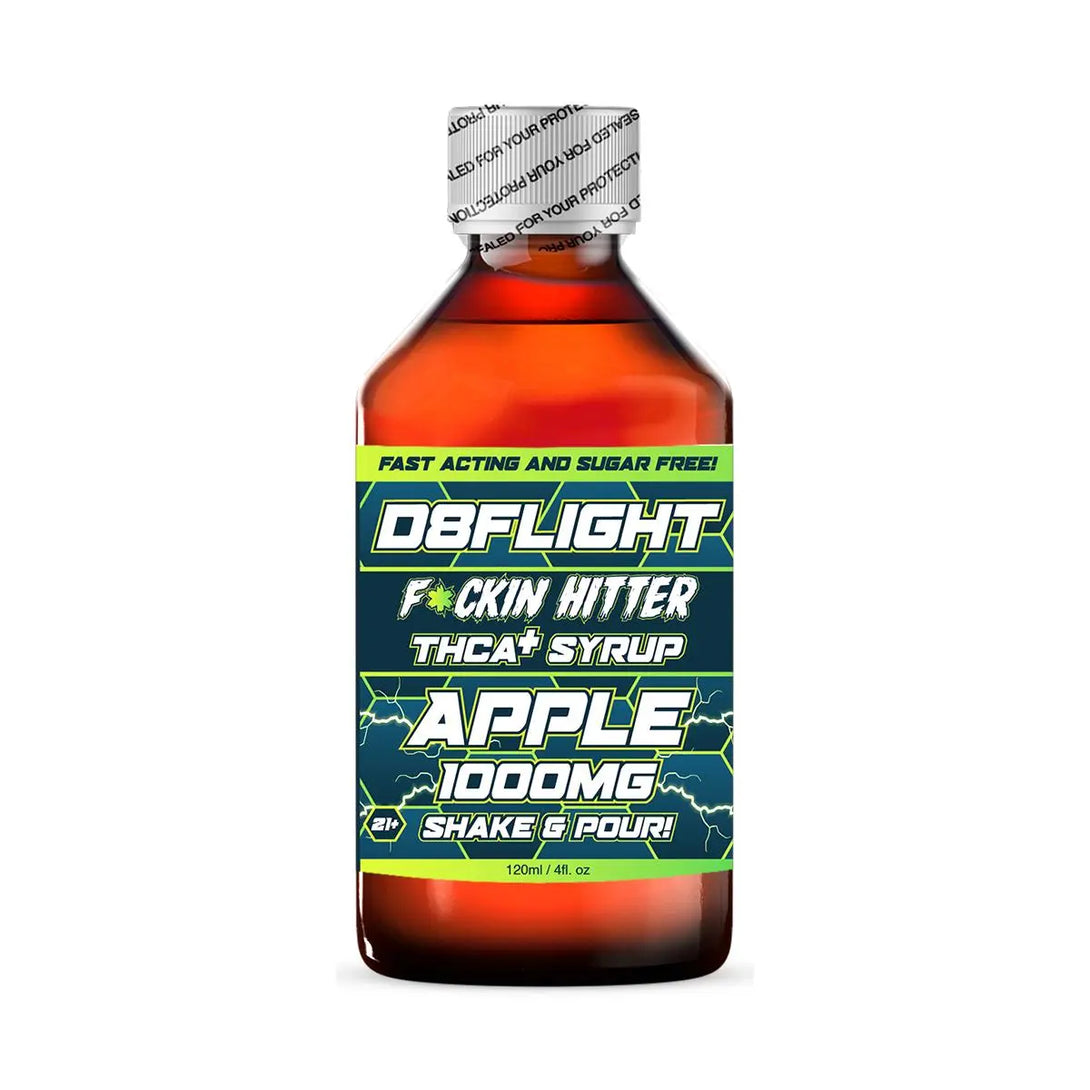 D8Flight F*ckin Hitter THCA+ Syrup, 1000 mg D8Flight