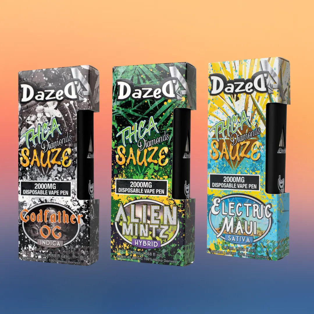 DAZED THC-A DIAMOND SAUZE 2GM DISPOSABLE DAZED