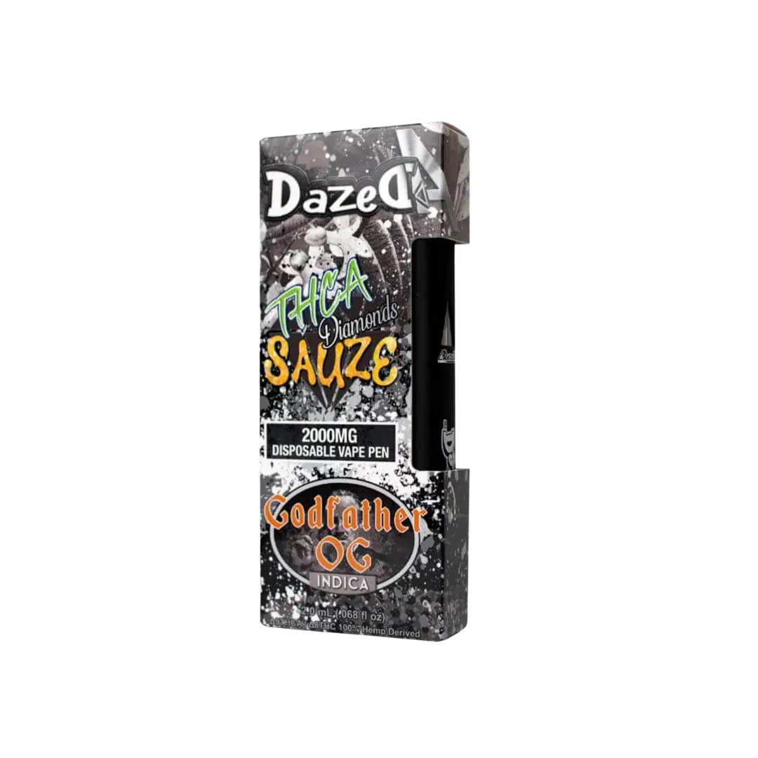 DAZED THC-A DIAMOND SAUZE 2GM DISPOSABLE DAZED