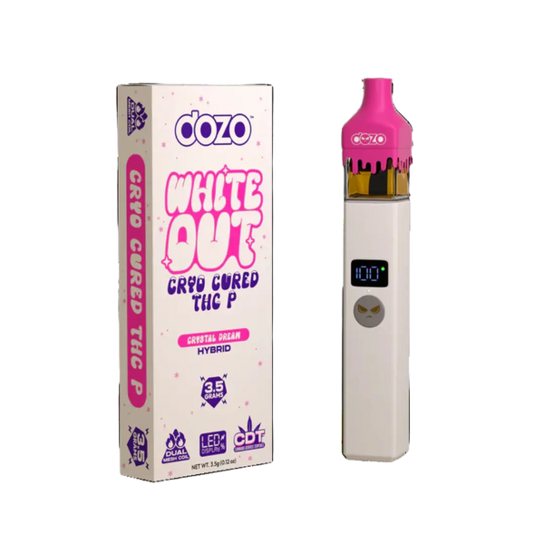 DONT TRIP DOZO WHITE OUT CRYO CURED THCP 3.5GM DISPOSABLE DOZO