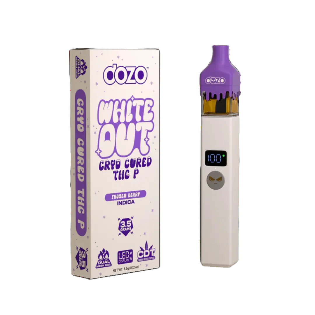 DONT TRIP DOZO WHITE OUT CRYO CURED THCP 3.5GM DISPOSABLE DOZO