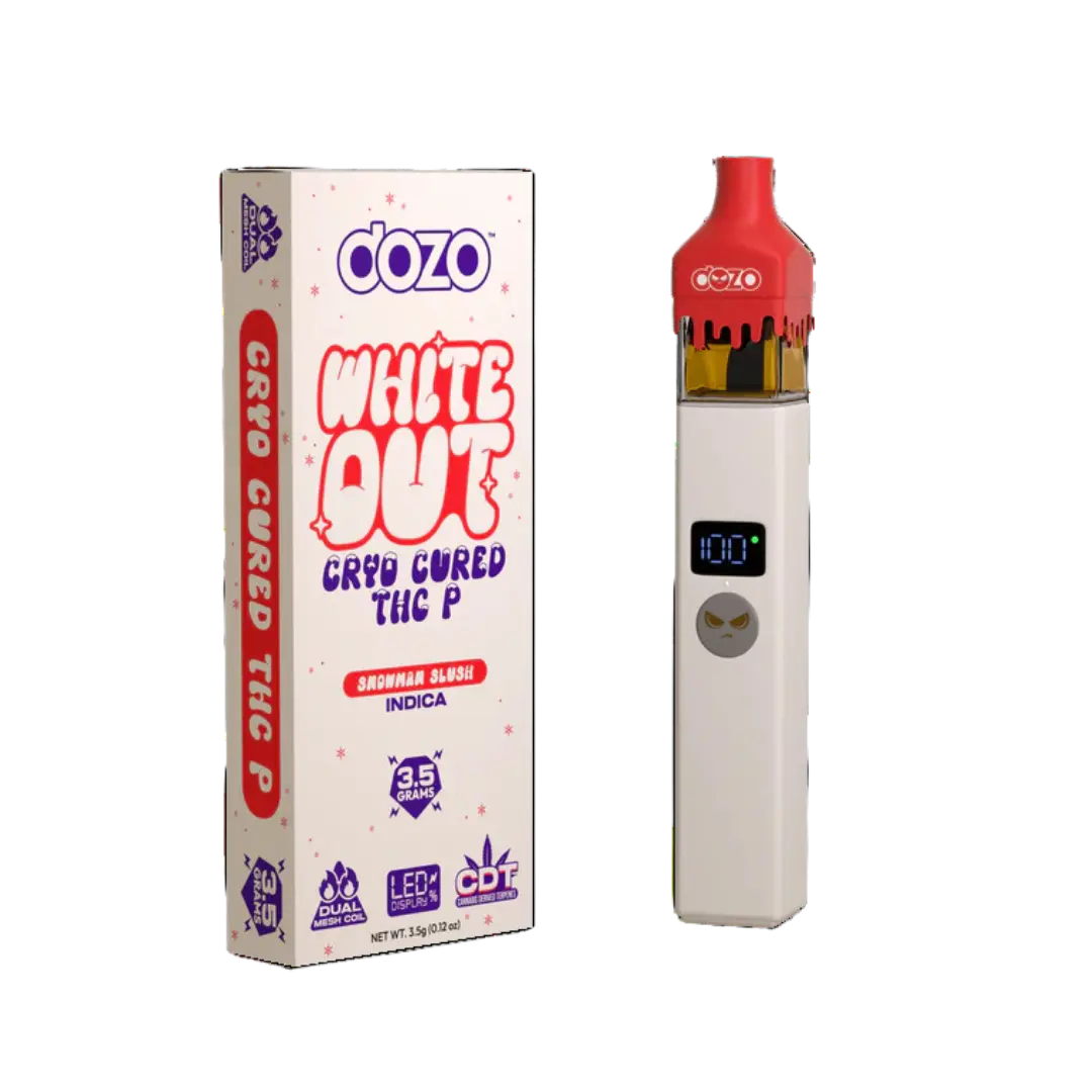DONT TRIP DOZO WHITE OUT CRYO CURED THCP 3.5GM DISPOSABLE DOZO
