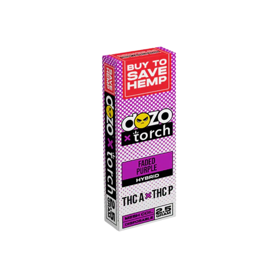 DOZO X TORCH SAVE HEMP THC-A X THC-P 2.5GM DISPOSABLE DOZO
