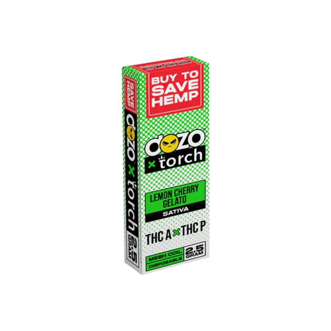 DOZO X TORCH SAVE HEMP THC-A X THC-P 2.5GM DISPOSABLE DOZO
