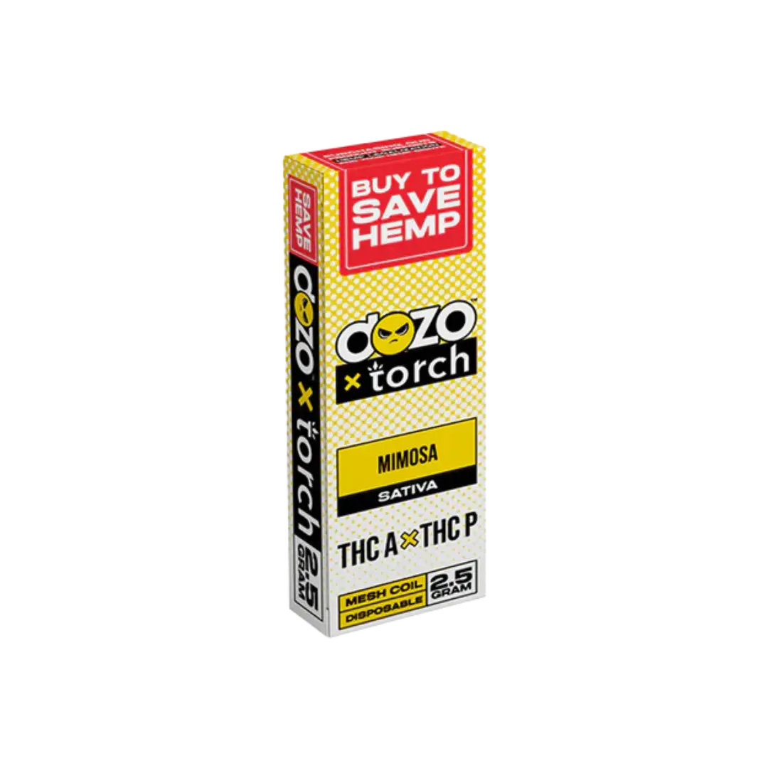 DOZO X TORCH SAVE HEMP THC-A X THC-P 2.5GM DISPOSABLE DOZO