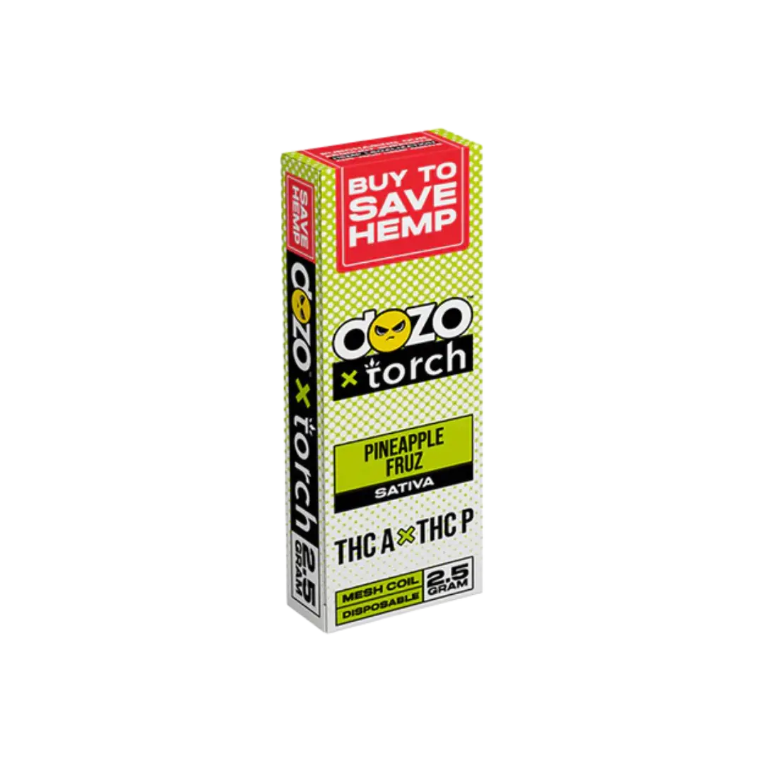 DOZO X TORCH SAVE HEMP THC-A X THC-P 2.5GM DISPOSABLE DOZO
