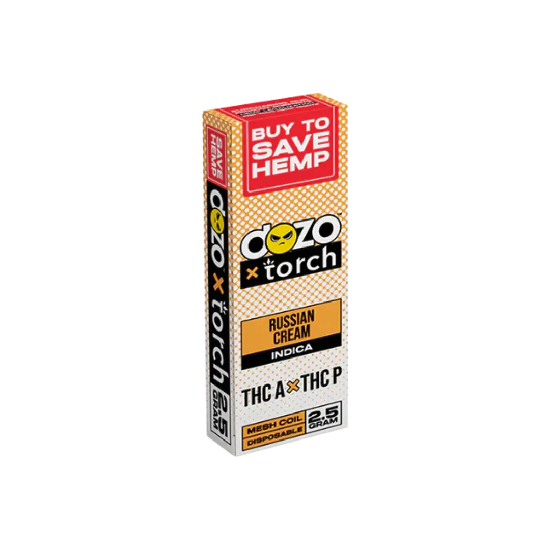 DOZO X TORCH SAVE HEMP THC-A X THC-P 2.5GM DISPOSABLE DOZO
