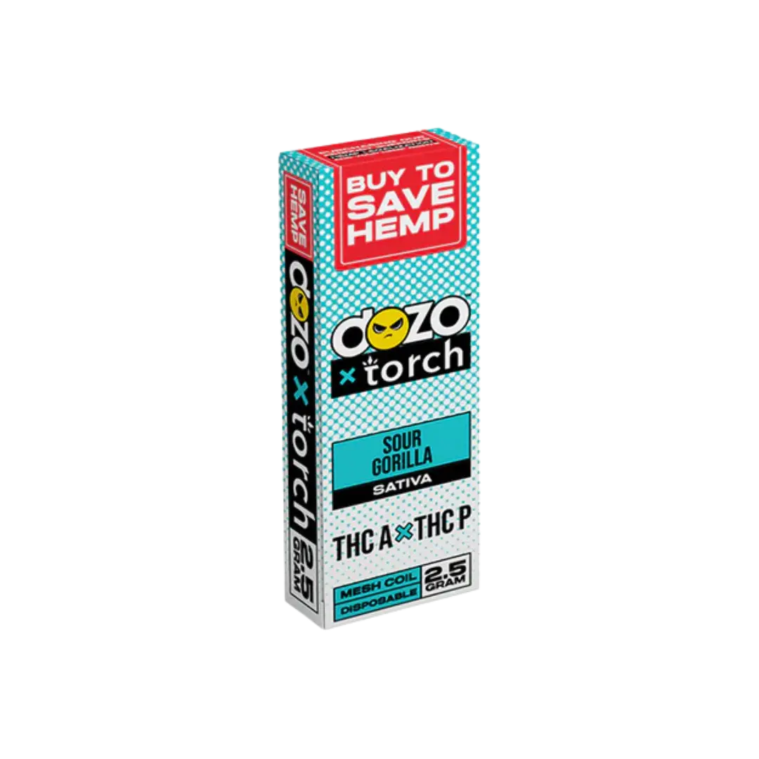DOZO X TORCH SAVE HEMP THC-A X THC-P 2.5GM DISPOSABLE DOZO