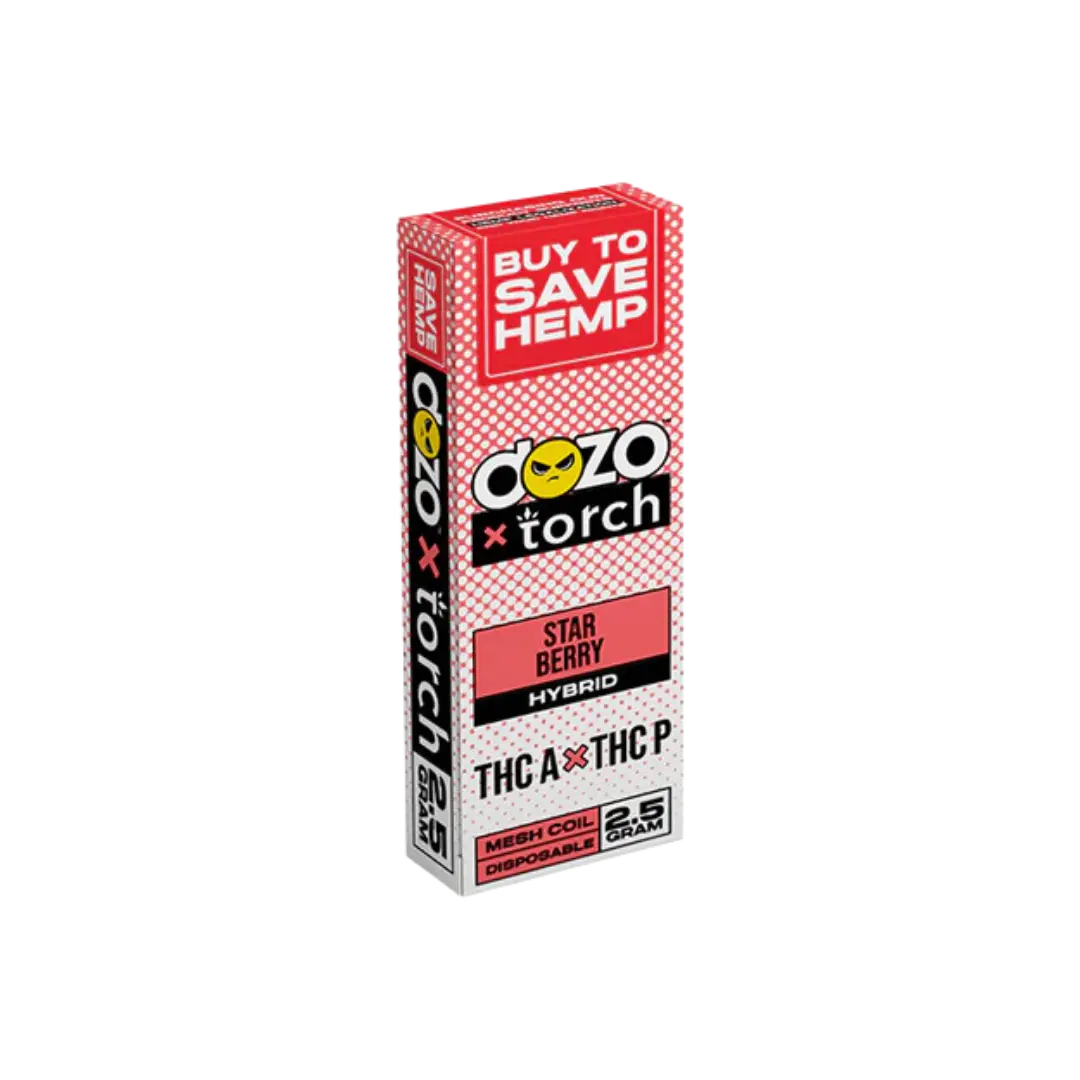 DOZO X TORCH SAVE HEMP THC-A X THC-P 2.5GM DISPOSABLE DOZO